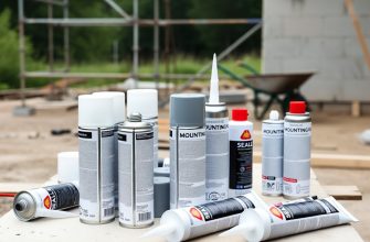 Разновидности монтажной пены и герметиков для строительства